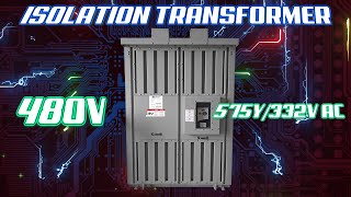 Isolation Transformer 750 kVA 480V Delta Primary 575Y332 WyeN Secondary NEMA 3R [upl. by Yrtnej667]