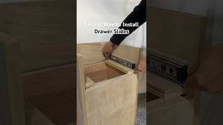 Easiest Method to Install Drawer Slides [upl. by Mosley]