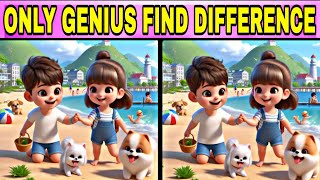 Spot The Difference Only Genius Find Differences  Puzzle Challenge  6 [upl. by Uaeb]