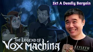 The Legend of Vox Machina 3x1 A Deadly Bargain Reaction [upl. by Yelrak]