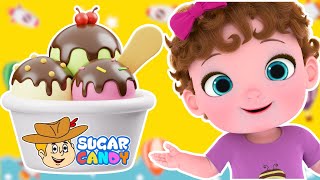 Ice Cream Song  More Children Songs amp Cartoons  Sugar Candy [upl. by Kolva]