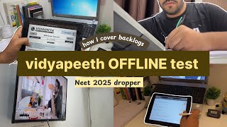 How I cover my BACKLOGS 😫  neet study vlog  vidyapeeth dropper student [upl. by Calista]