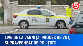 Live de la secțiile de vot din Varnița Proces de votare supravegheat de polițiști [upl. by Lydell]