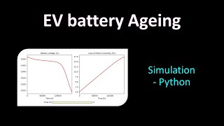 EV Battery  Calendar ageing simulation with Python  Pybamm [upl. by Illom]