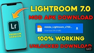 Adobe Lightroom CC APK 832 MobileMOD Premium [upl. by Suvart]