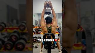 Grow Triceps with Dumbbells Only FullyExplained motivation bodybuilding trending shorts gym [upl. by Ayalahs]