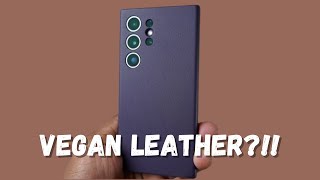 Samsung Official Vegan Leather Case For The Galaxy S24 Ultra [upl. by Aniluj]