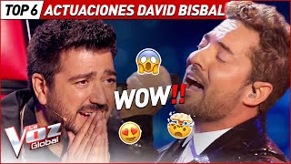 Actuaciones INESPERADAS de DAVID BISBAL en La Voz [upl. by Eldreda135]