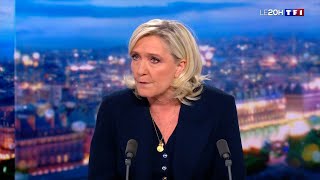 Marine Le Pen  « Cest ma mort politique qui est réclamée » [upl. by Zosema]