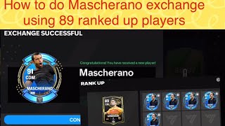 FC24 162 how to do Mascherano exchange with 89 OVR ranked up players [upl. by Lorrimer510]