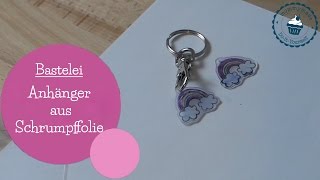 Schlüssenanhänger aus Schrumpffolie  shrink plastic charms  DIY Bastelanleitung  mommymade [upl. by Aley341]