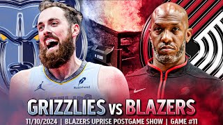 The Portland Trail Blazers are a DISASTER  Blazers vs Grizzlies Recap  Highlights  Postgame Show [upl. by Goulette717]