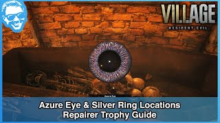 Azure Eye amp Silver Ring Location Guide  Full Narrated Walkthrough  Resident Evil Village 4k HDR [upl. by Girard]