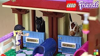 Horse Training With Stephanie and Mia  LEGO Friends Heartlake [upl. by Vokaay]