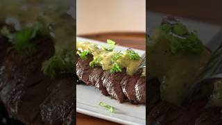 Hanger Steak Bearnaise Sauce food bistro shorts recipe cuisine restaurant [upl. by Llesig219]