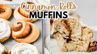 Cinnamon Rolls Façon Muffins et son Glaçage Cream Cheese  Sweetly Cakes [upl. by Nabi419]