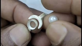 Latest ring design 2024  Silver wire jewelry making [upl. by Oribel]