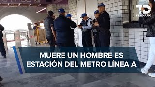 Hombre muere en la estación Agrícola Oriental Línea A del Metro CdMx [upl. by Mighell875]