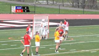 WJU Womens Lacrosse host Alderson Broaddus [upl. by Aisauqal]