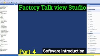 Factory talk view studio  Introduction  Ft View Studio  Rockwell Software  SCADA Part4 [upl. by Kent12]