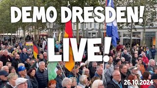 ❗ LIVE ❗ DEMO Dresden mit Maximilian Krah AfD 🇩🇪 Elmar Gehrke 🗣 ua für Frieden amp Freiheit 🕊 Sachsen [upl. by Ardaed]