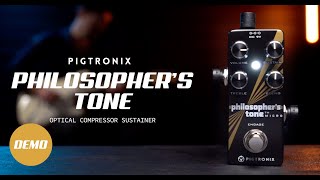 Philosophers Tone  Optical Compressor  Sustainer  Official Demo [upl. by Navad]