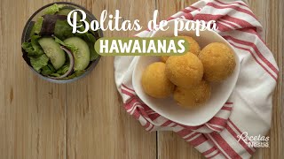 Bolitas de papa hawaianas [upl. by Hsekar]