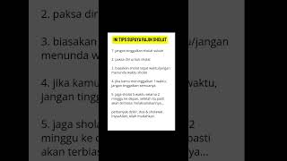 Tips agar rajin shalat motivasiislami [upl. by Durst]