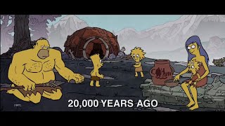 The Simpsons 20000 BC The Family [upl. by Tebazile]