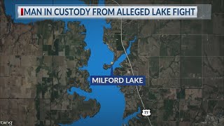 Fight leads to alleged attempted drowning at Milford Lake’s Nudie Beach arrest made [upl. by Llerrahs680]