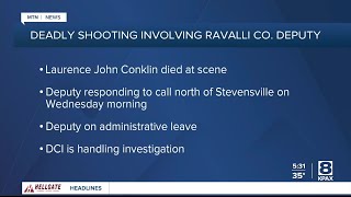 New details released in fatal officerinvolved shooting near Stevensville [upl. by Evangeline]