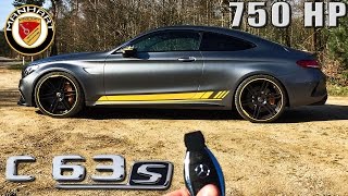 Mercedes C63 S AMG 750 HP REVIEW Manhart CR700 POV Test Drive by AutoTopNL [upl. by Evie468]