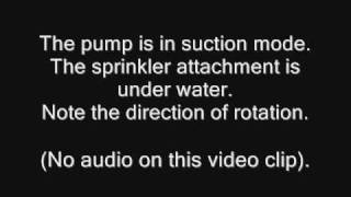 Feynman Water Sprinkler Experiment  Under Water [upl. by Willetta67]