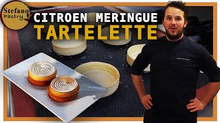 Dit is waarom citroen meringue tartelette heerlijk is  HOWTO  StefanoPastry [upl. by Mei]