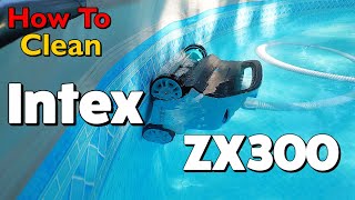 How To Clean intex zx300 Deluxe Automatic Pool Vacuum Easy Simple [upl. by Bessie]