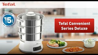 TEFAL  Découvrez Le cuiseur vapeur Convenient Series Deluxe de Tefal [upl. by Peggir160]