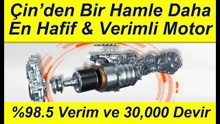 Çin Bu Defa ELEKTRİKLİ MOTORDA REKOR Kırdı En Hafif ve Verimli [upl. by Eedebez]