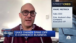 Saks owner spins off ecommerce business [upl. by Evol547]