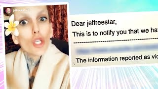 Jeffree Star Is Forced into Silence After Receiving Disturbing Email [upl. by Sidoeht]