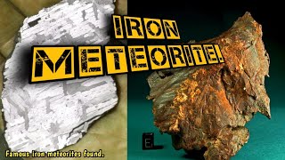 IRON METEORITE The Famous iron meteorite found on Earth meteor meteorite [upl. by Selrhc]