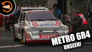 Metro 6R4 Rally  Group B  With Unseen Footage [upl. by Lilahk]