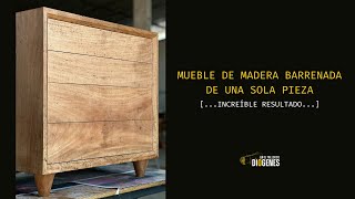 Sorprendente mueble de madera barrenada de una sola pieza 🪵😱 [upl. by Garth329]