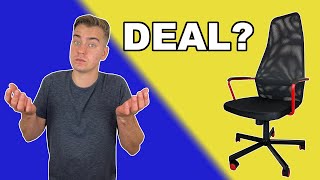 IKEAs Cheapest Gaming Chair Good Deal [upl. by Ailedamla]