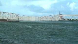 Stormvloedkering storm surge barrier Maeslantkering [upl. by Osric]