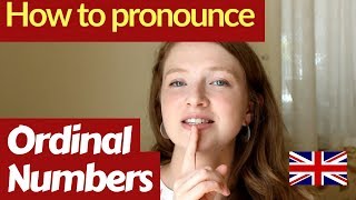 ORDINAL NUMBERS in ENGLISH [upl. by Dry]