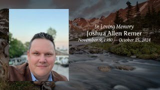 Funeral Service for Joshua Remer [upl. by Larok]