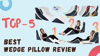 Top 5 Best Wedge Pillow Reviews  Lunix LX5 4pcs Orthopedic Bed Wedge Pillow Set [upl. by Barthol]