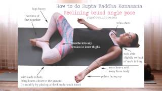 How to do Supta Baddha Konasana [upl. by Thirzi]