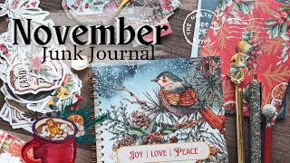 Junk Journal Haul  November Junk Journaling with THE JOURNAL JUNK BOX ✨ junkjournal [upl. by Prunella]