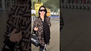 norafatehi spotted at airport😍❤️mumbai bollywood trending shorts viralshort youtubeshorts [upl. by Norehs]